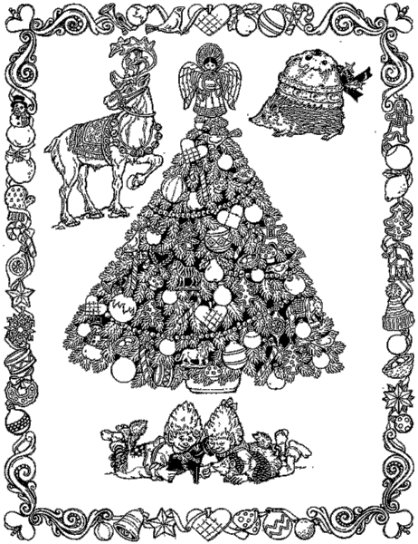 Photo christmas trolls coloring page jan bretts coloring pages album bumblebee ladybugs garden photo and video sharing made easy