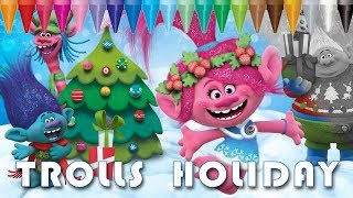 Trolls holiday color christas