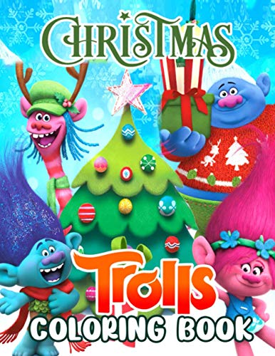 Trolls christmas coloring book a peaceful and joyful christmas by santa claus