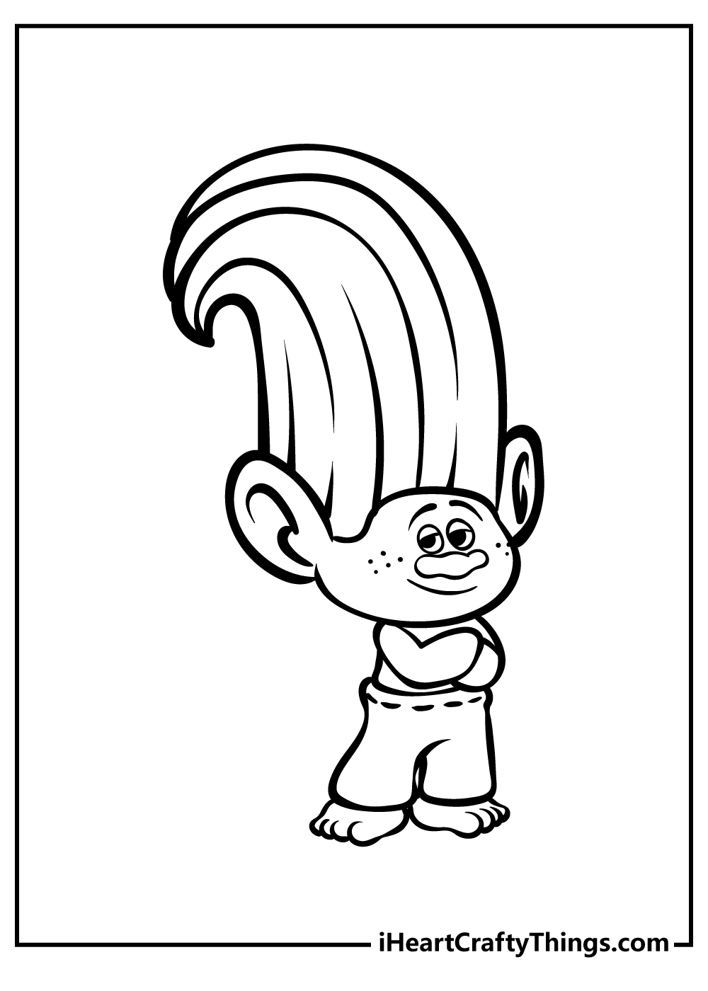 Troll coloring pages free printables