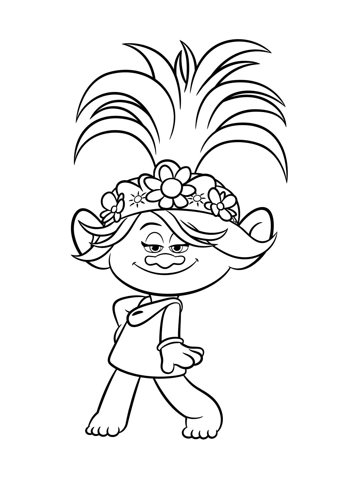 Trolls coloring pages by coloringpageswk on