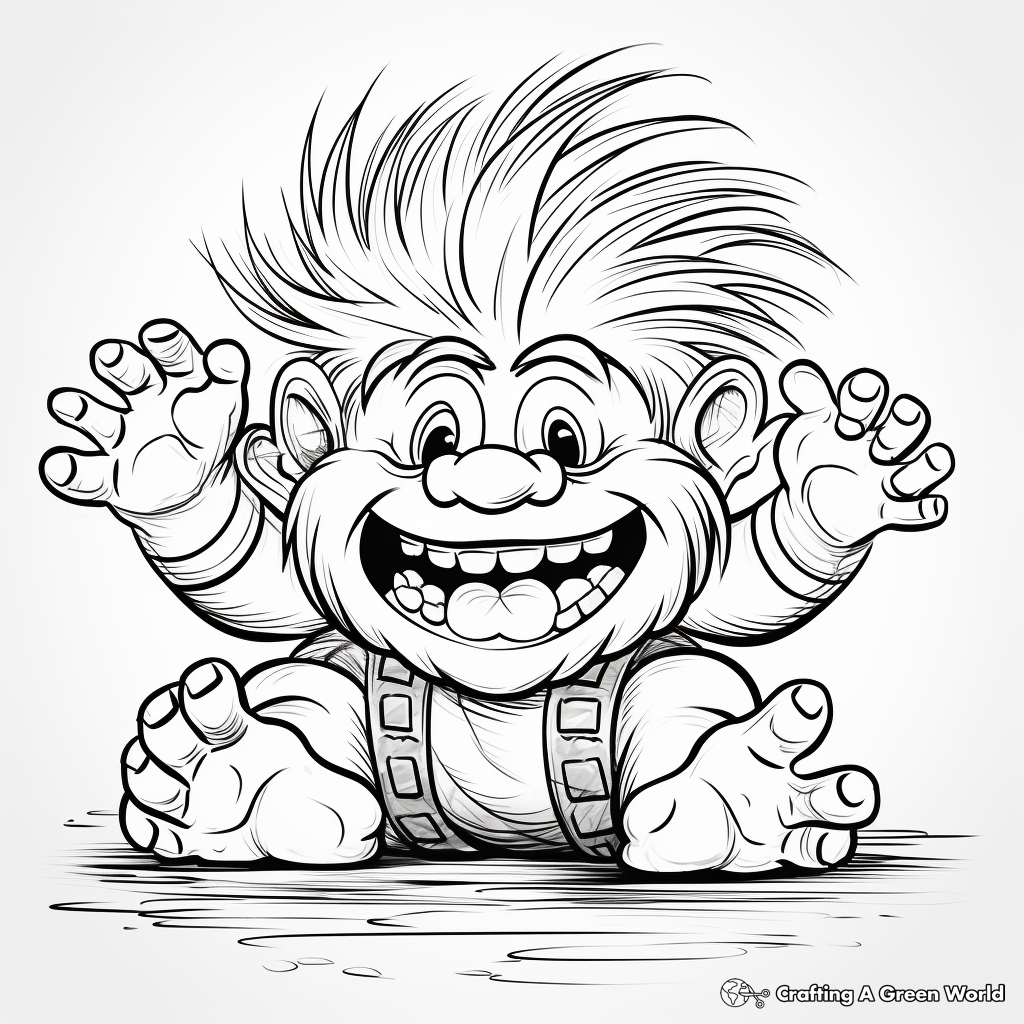 Trolls coloring pages