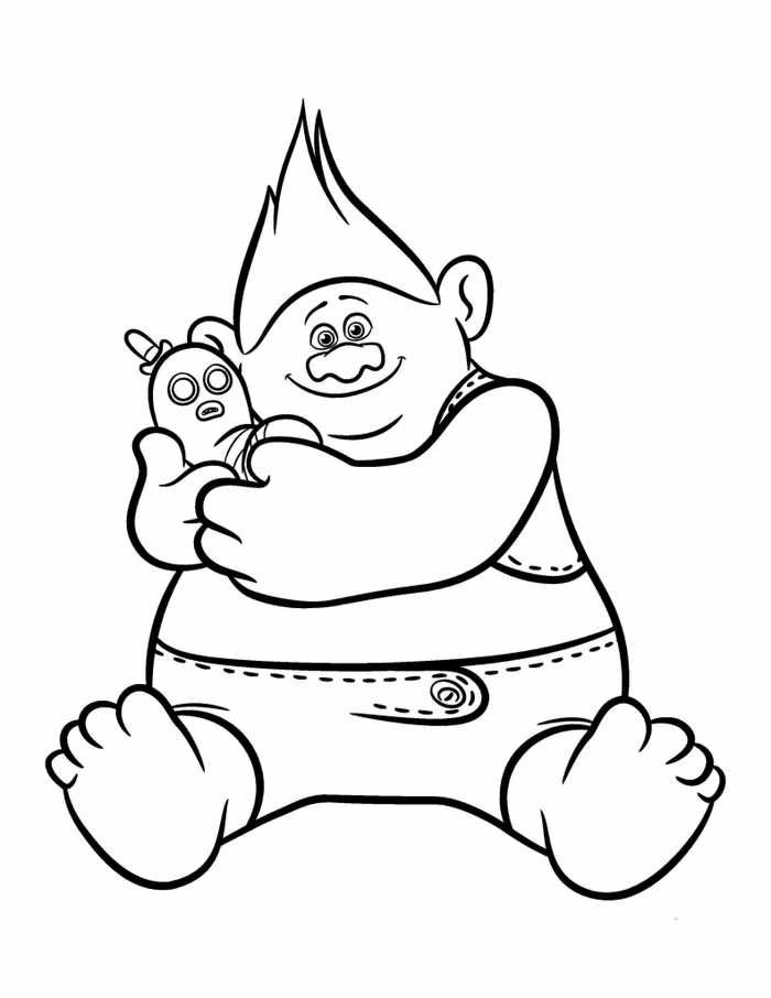 Printable trolls coloring pages pdf