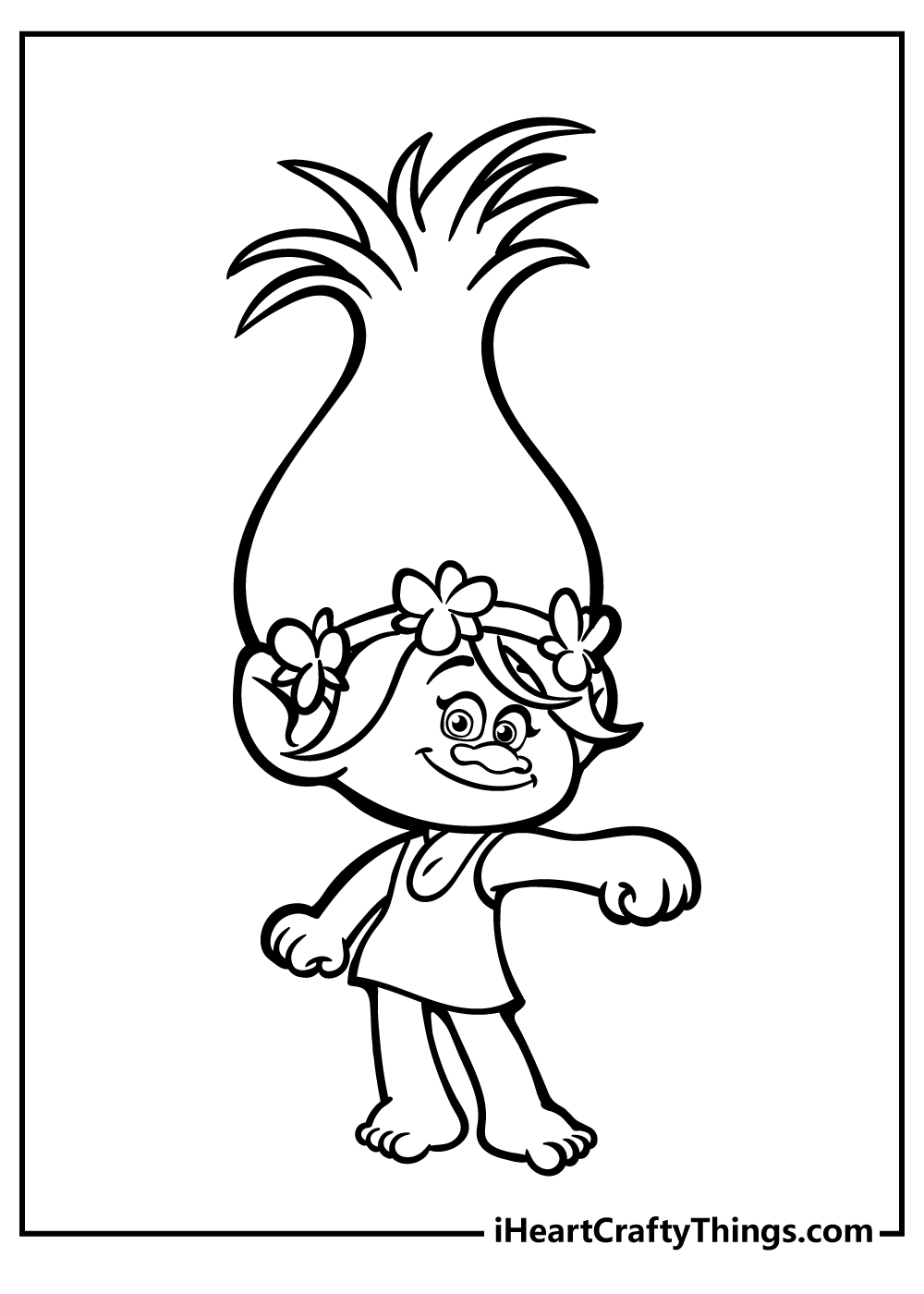 Troll coloring pages free printables