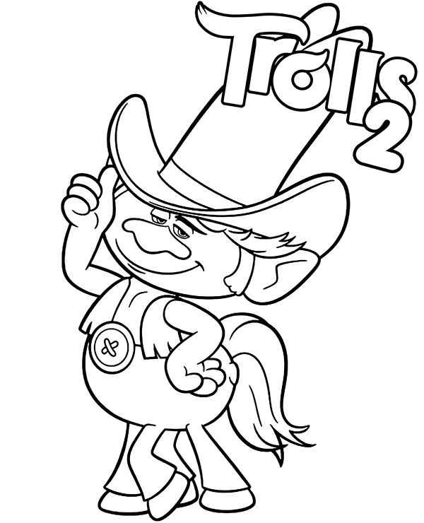 Hickory coloring page trolls world tour