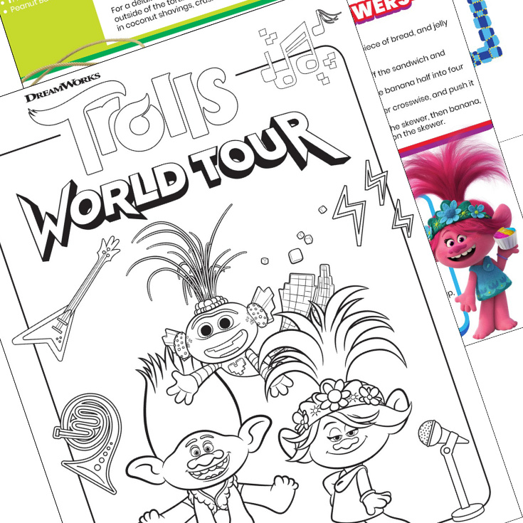 Trolls world tour activity pack