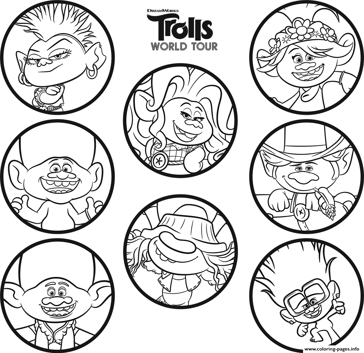 Print trolls world tour disney coloring pages coloring pages poppy coloring page disney coloring pages