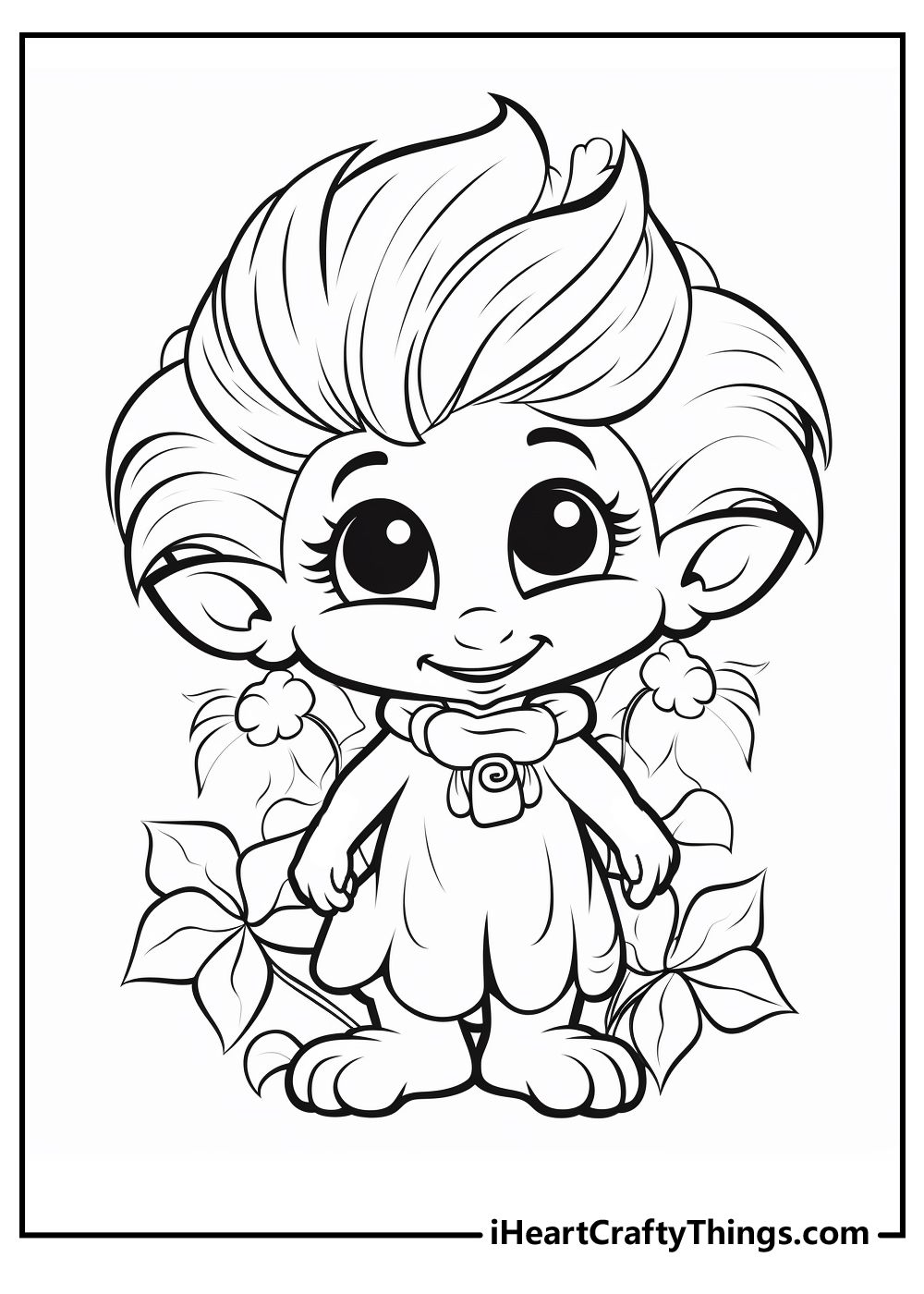 Troll coloring pages free printables