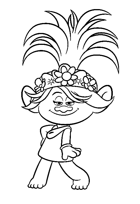 Poppy coloring pages printable for free download