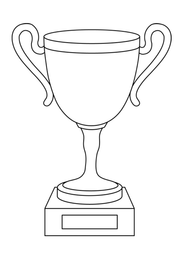 Coloring pages cricket trophy coloring page