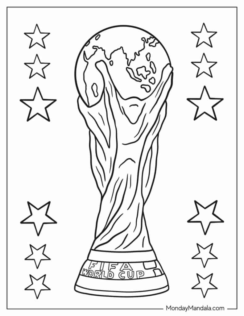 Soccer coloring pages free pdf printables