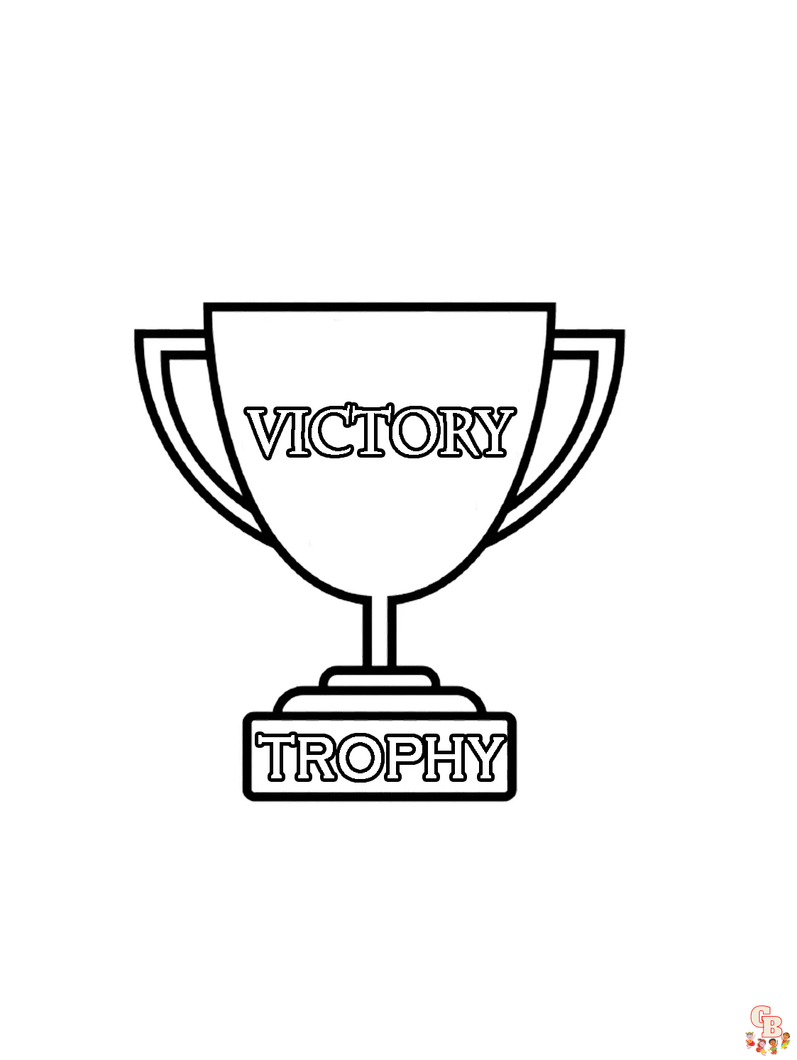 Get creative with trophy coloring pages for kids