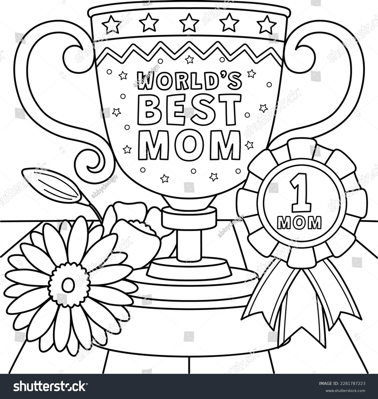 Mothers day colouring pages images stock photos d objects vectors