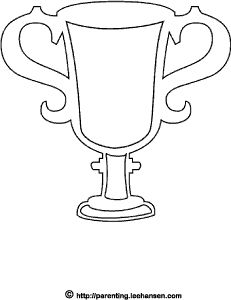 Prize winner award trophy coloring page coloring pages diy trophy trophy