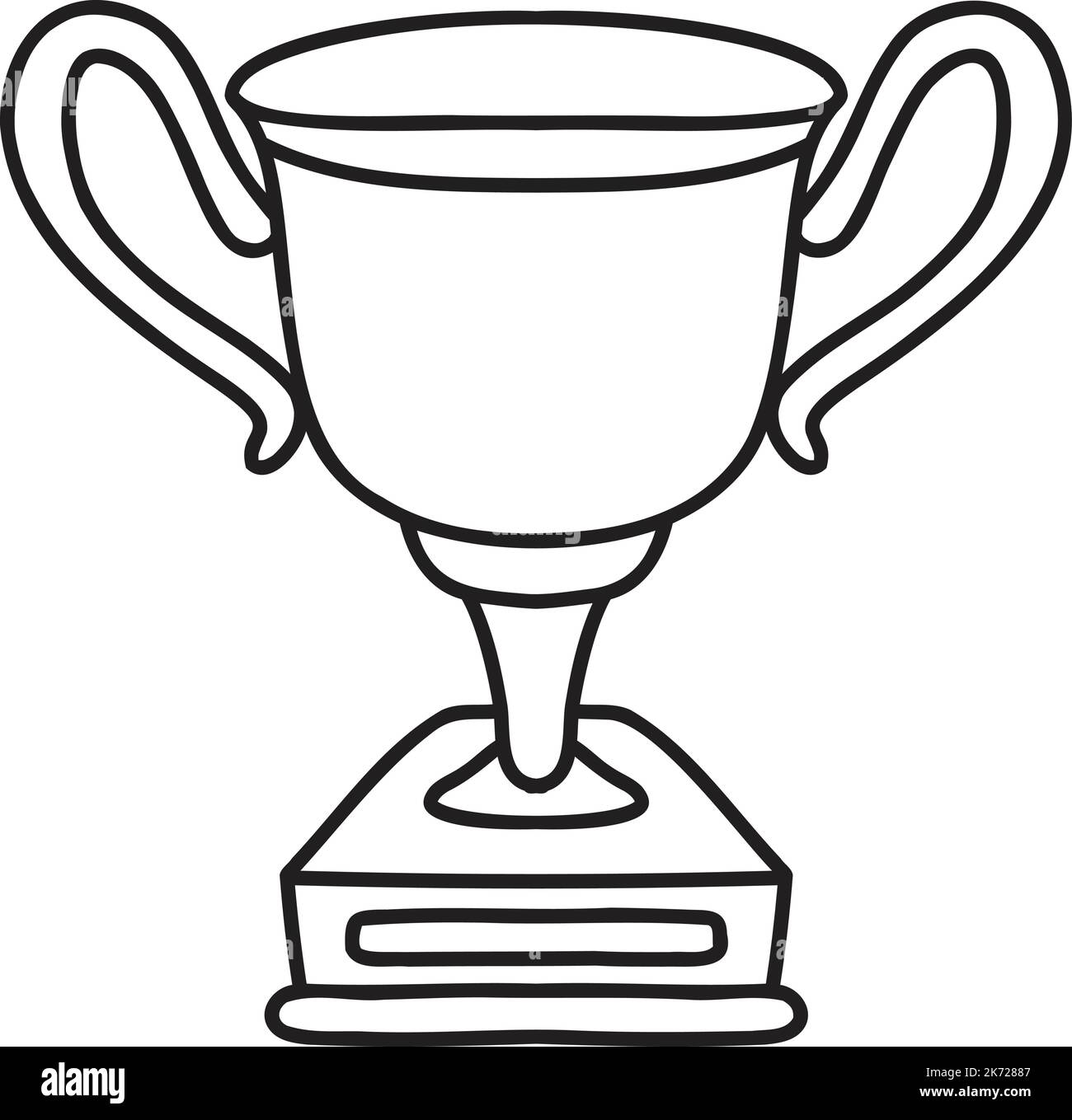 Celebration trophy team cut out stock images pictures