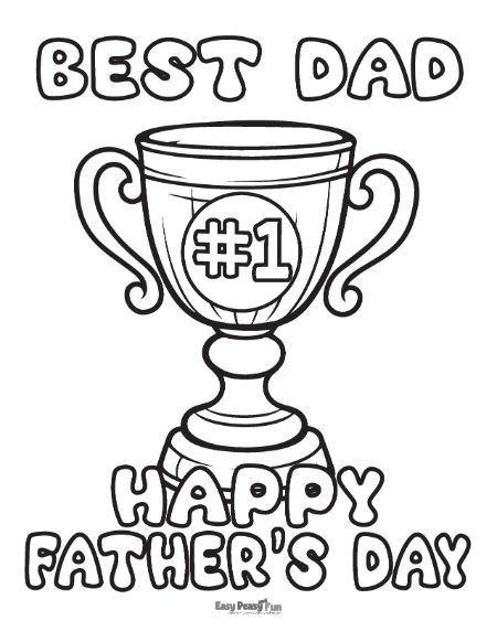 Printable fathers day coloring pages