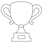 Trophy coloring pages free printable pictures