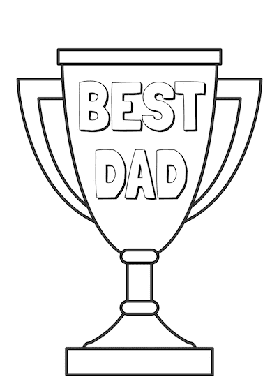 Happy fathers day coloring pages for kids