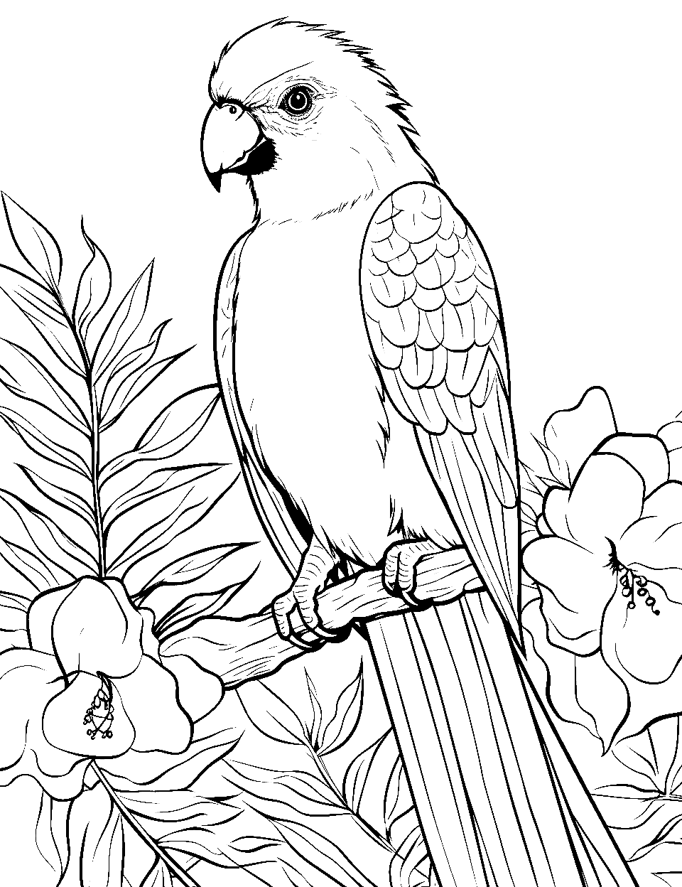 Bird coloring pages free printable sheets