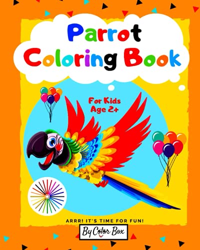 Parrot coloring book for kids bird coloring book for kids ages