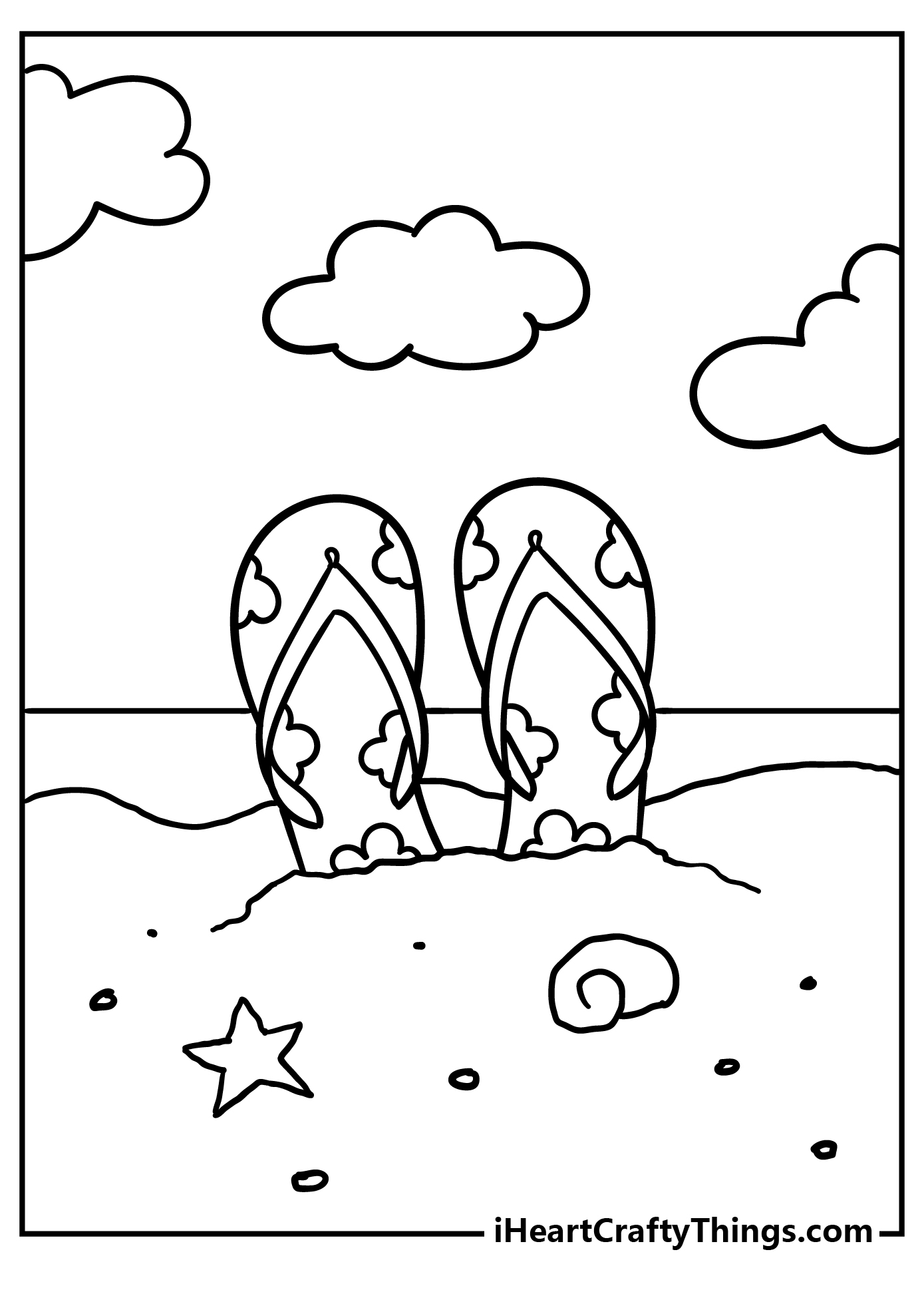 Tropical coloring pages free printables