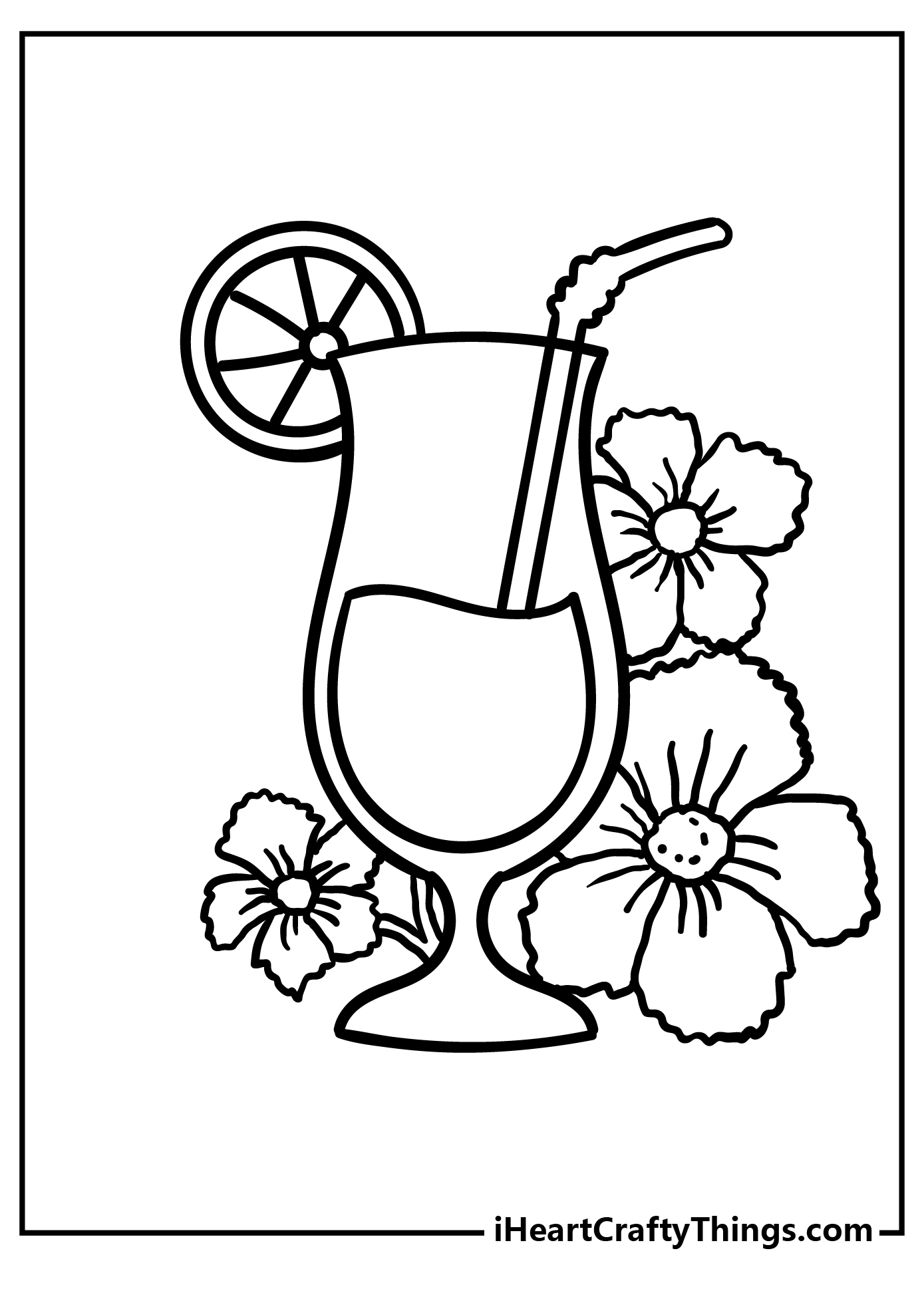 Tropical coloring pages free printables