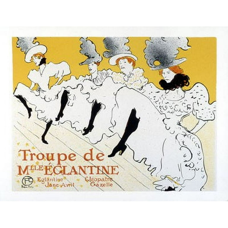 Troupe de mlle eglantine by henri de toulouse