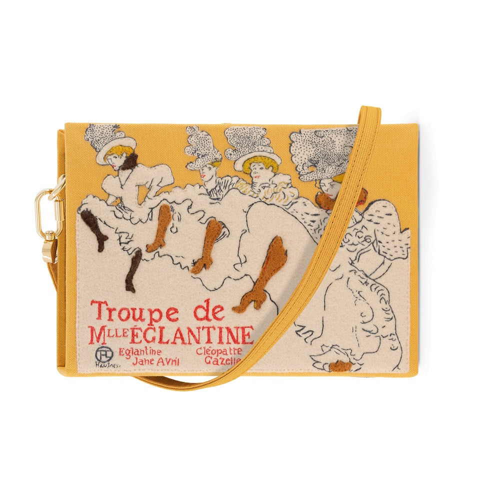 Troupe de mademoiselle eglantine strapped â designer clutch bags olympia le