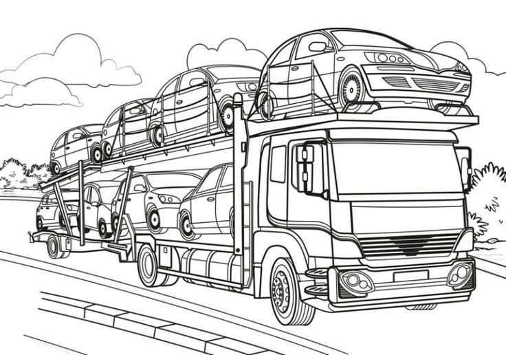 Cars coloring pages