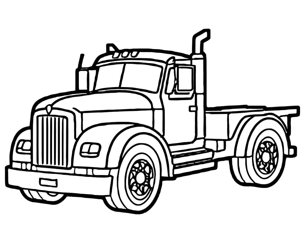 Truck coloring pages