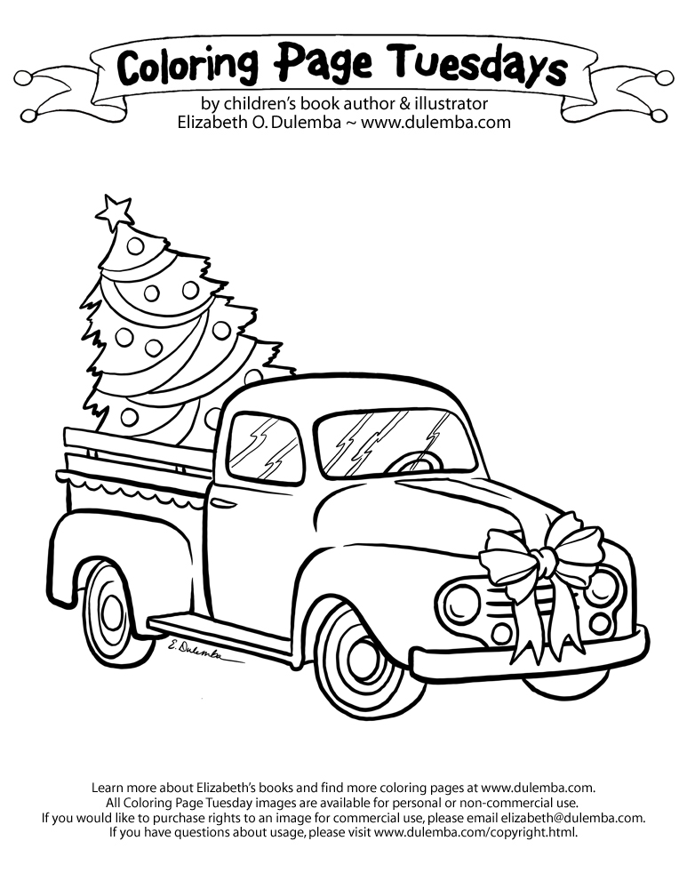 Coloring page tuesday