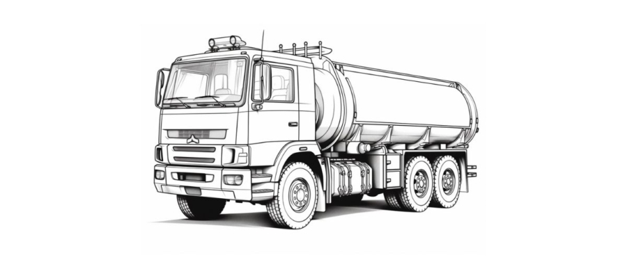 Truck coloring pages