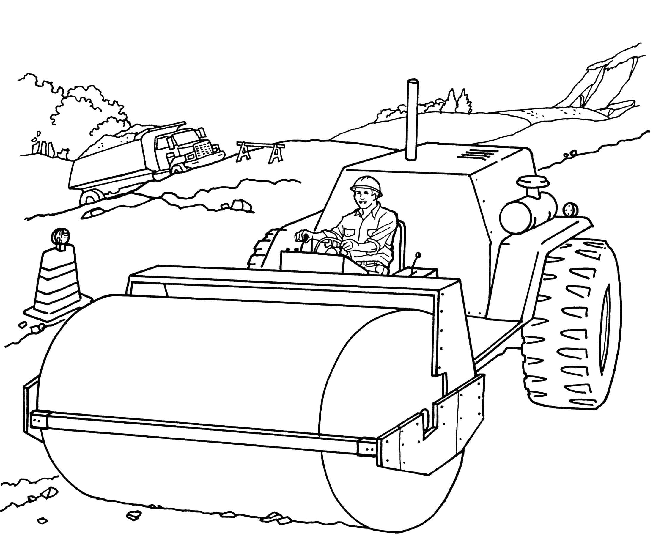 Trucks coloring book