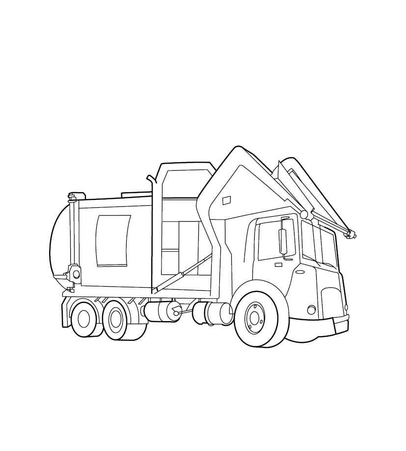 Free printable truck colouring page free colouring book for children â monkey pen store