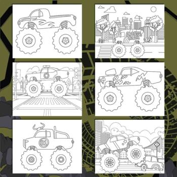 Monster truck coloring pages printable coloring sheets x