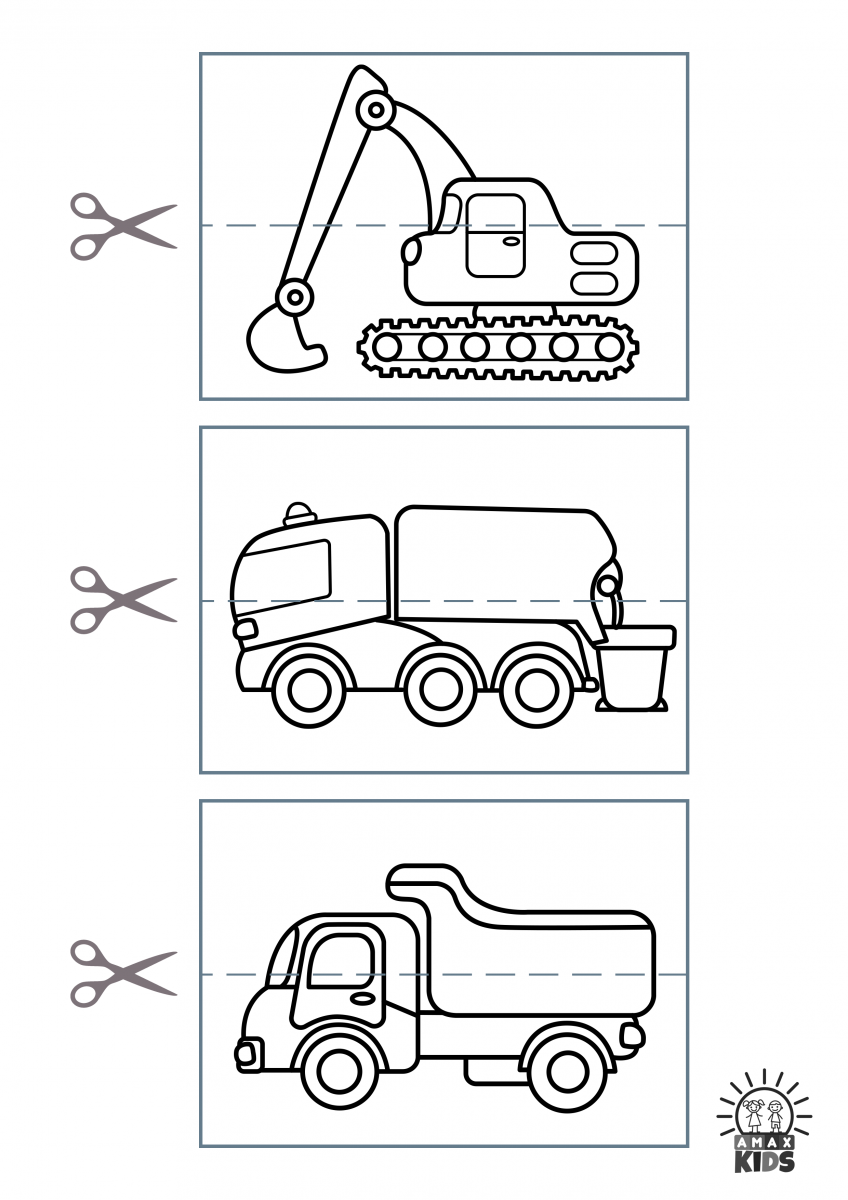 Printable car puzzles for kids amax kids