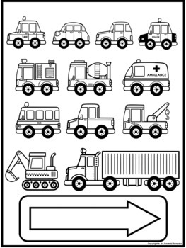 Cars trucks space tractors coloring pages coloring sheets tpt