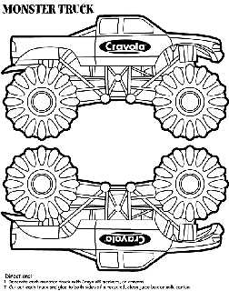 Cars trucks and other vehicles free coloring pages