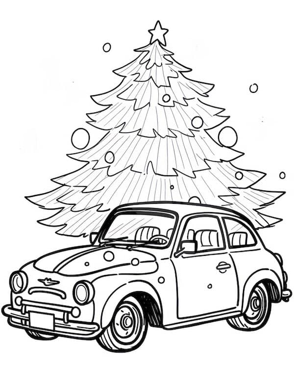 Car coloring pages for adults and kids