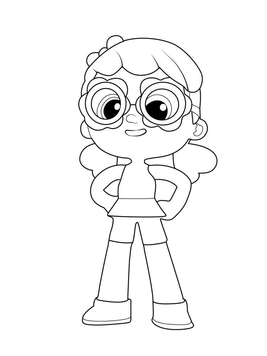 True and the rainbow kingdom coloring pages