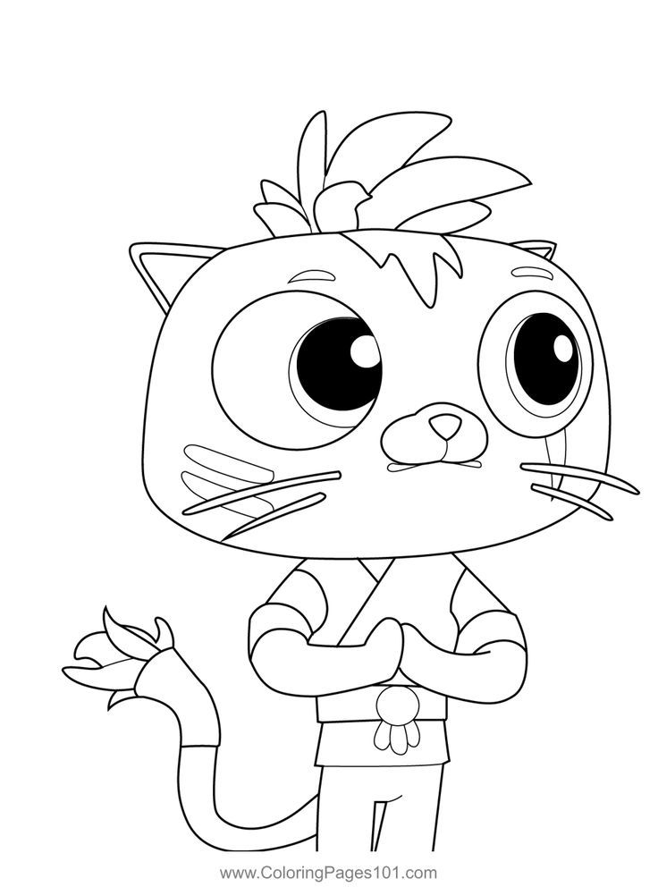 Silverclaw true and the rainbow kingdom coloring page coloring pages coloring books coloring pages for kids