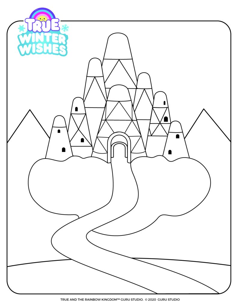 True and the rainbow kingdom coloring pages