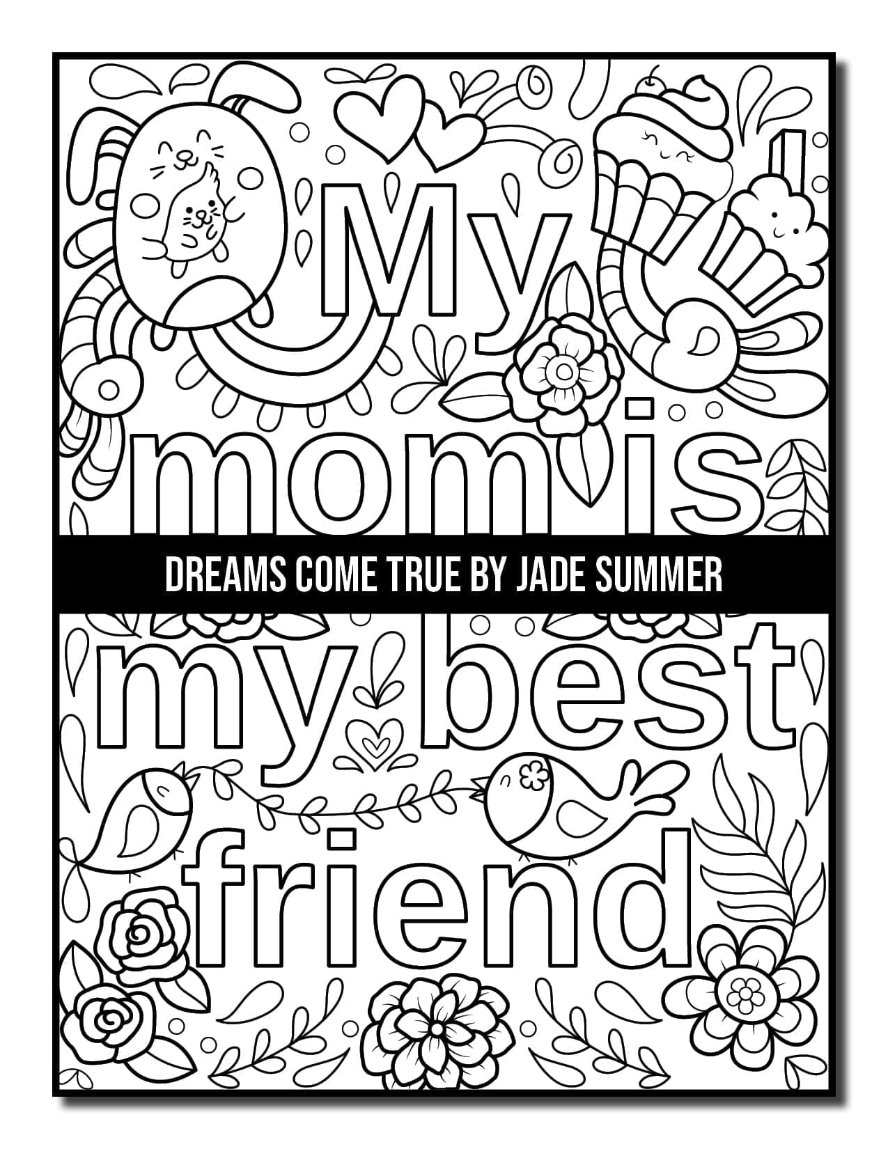 Dreams e true coloring book jade summer