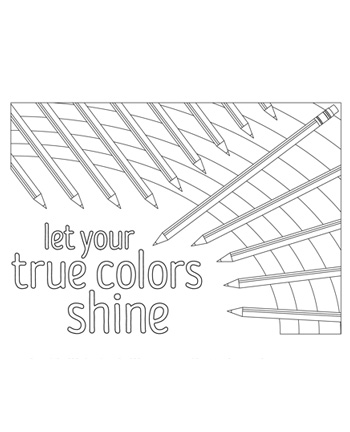 Free coloring pages true coloring