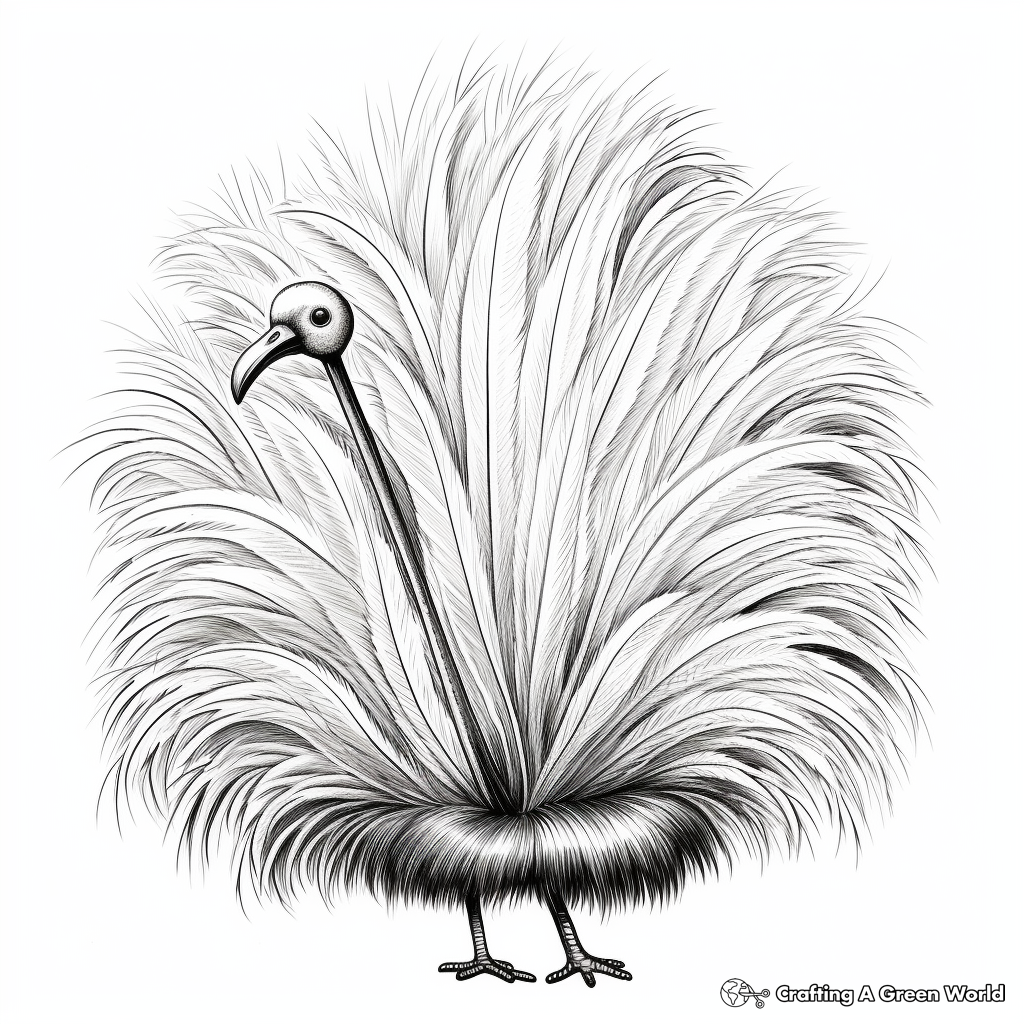 Feather coloring pages