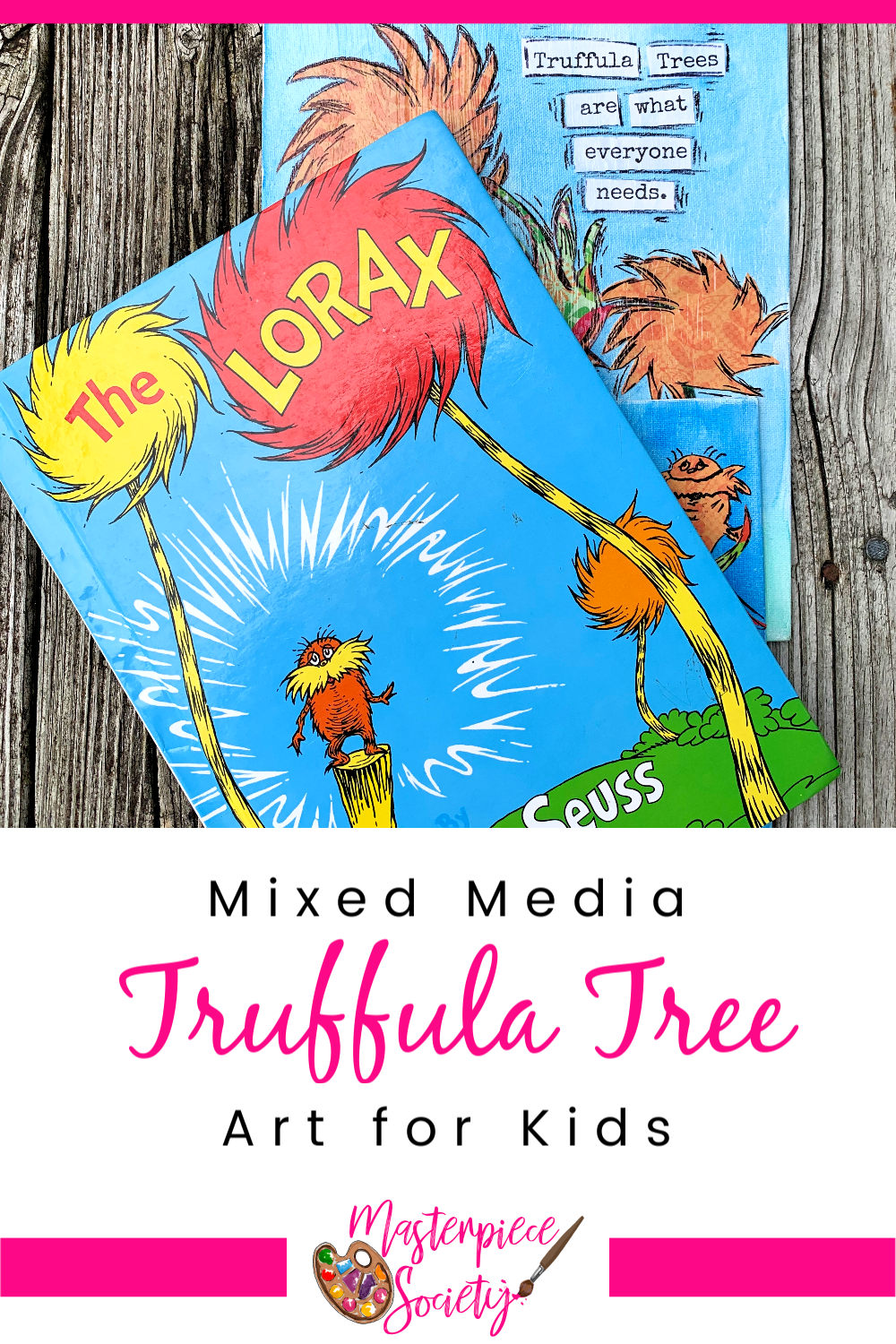 Celebrate dr seuss with mixed media lorax art
