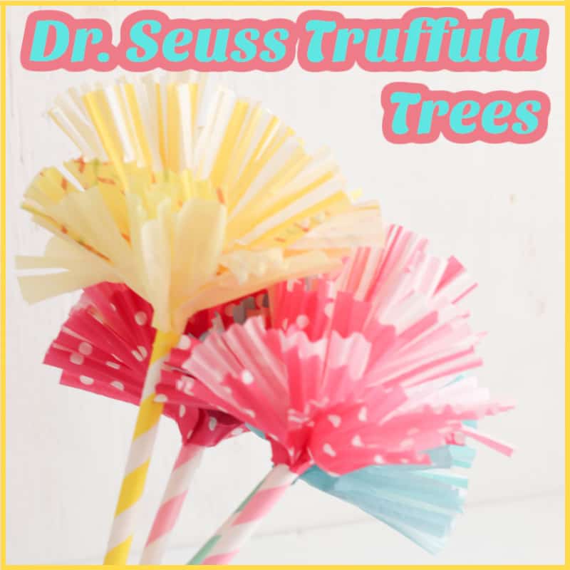 Lorax truffula trees craft