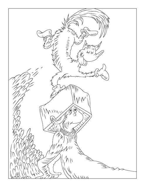 Free dr seuss coloring page printables to go with your favorite book