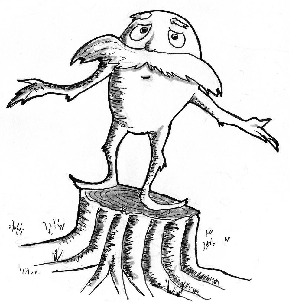 Free printable lorax coloring pages for kids