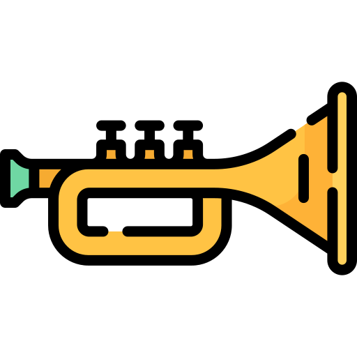 Trumpet special lineal color icon
